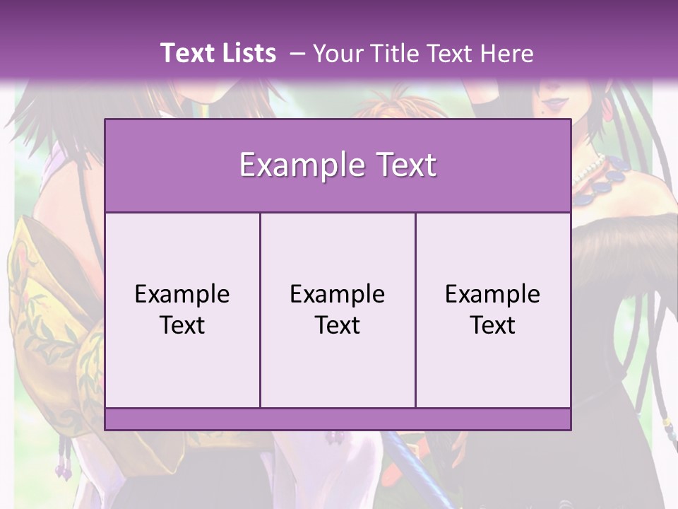 A Group Of Women Standing Next To Each Other PowerPoint Template