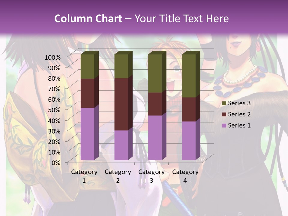A Group Of Women Standing Next To Each Other PowerPoint Template