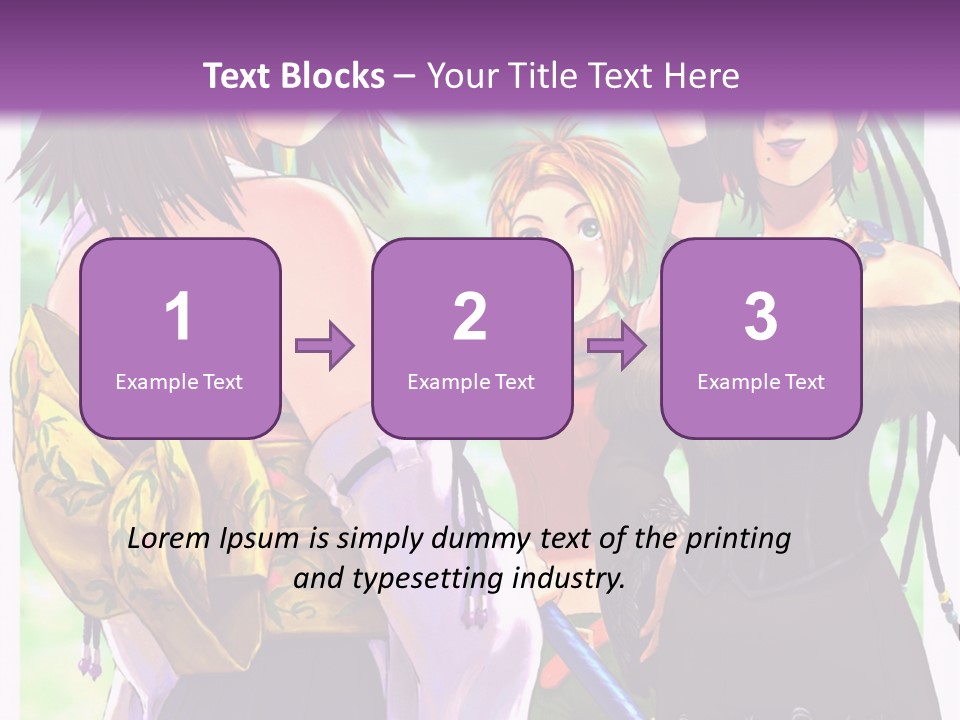 A Group Of Women Standing Next To Each Other PowerPoint Template