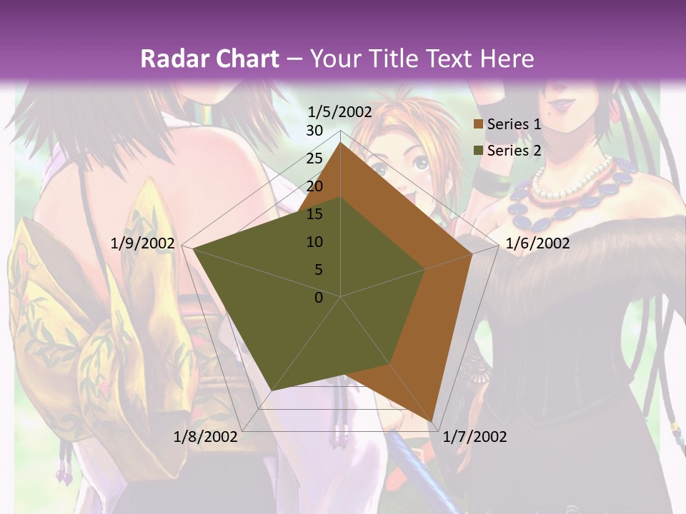 A Group Of Women Standing Next To Each Other PowerPoint Template