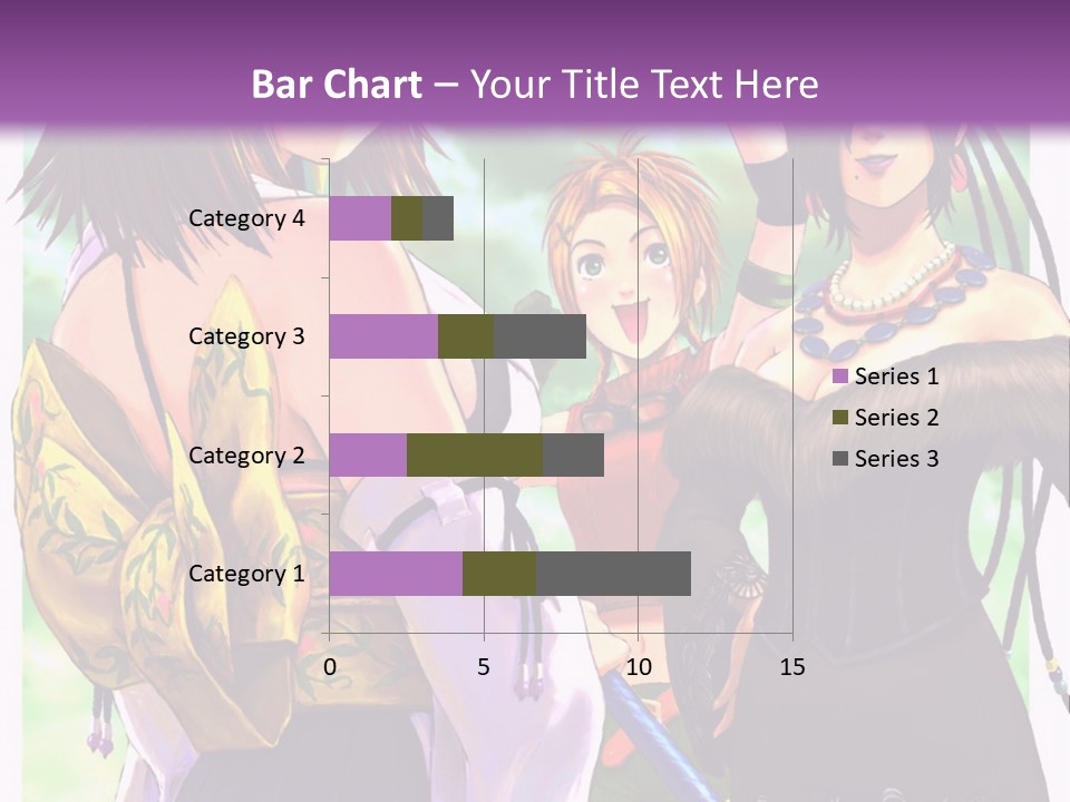 A Group Of Women Standing Next To Each Other PowerPoint Template