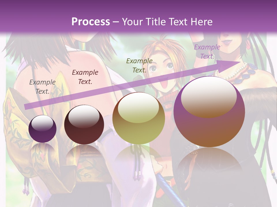 A Group Of Women Standing Next To Each Other PowerPoint Template