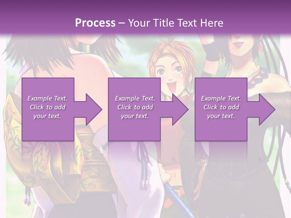 A Group Of Women Standing Next To Each Other PowerPoint Template