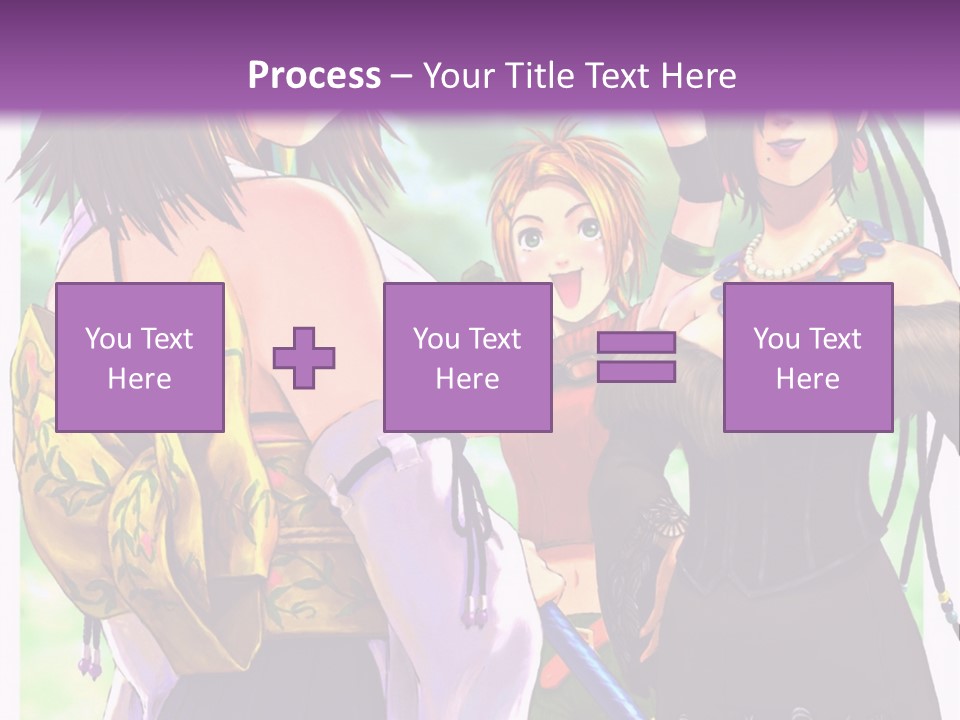 A Group Of Women Standing Next To Each Other PowerPoint Template