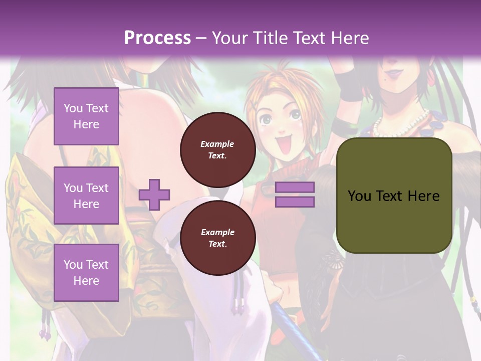 A Group Of Women Standing Next To Each Other PowerPoint Template