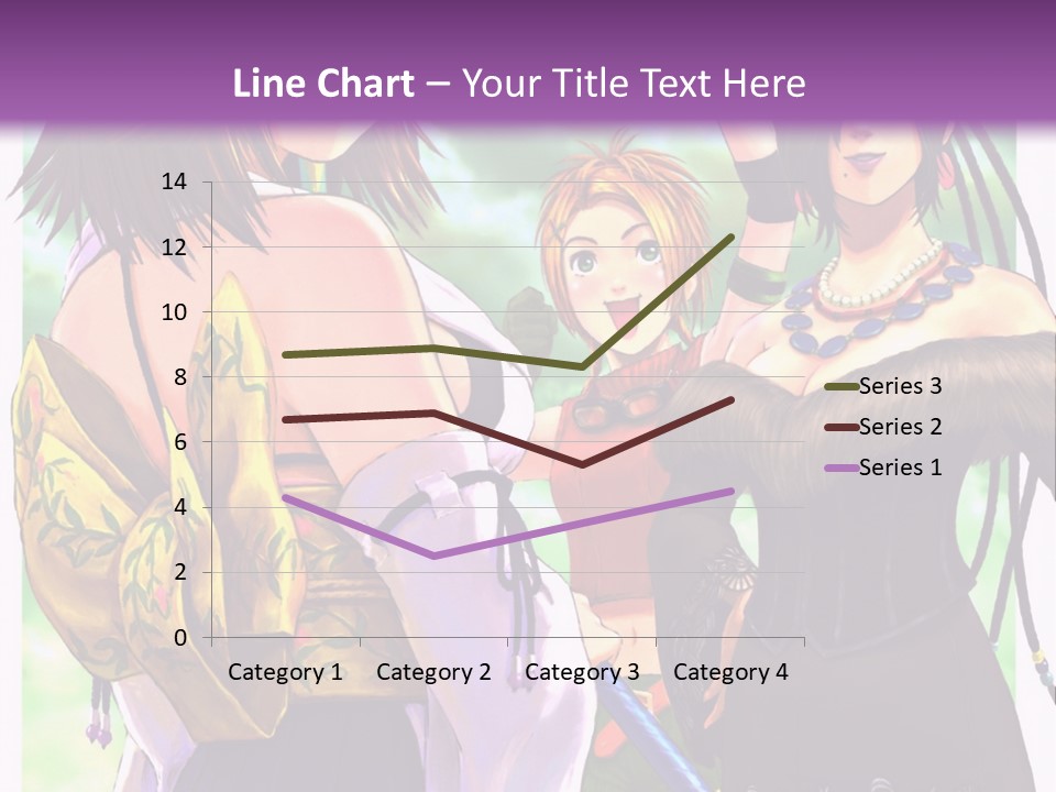 A Group Of Women Standing Next To Each Other PowerPoint Template
