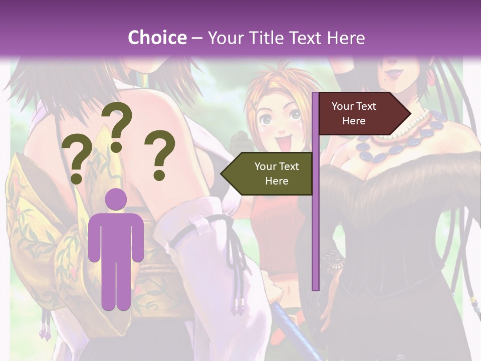 A Group Of Women Standing Next To Each Other PowerPoint Template