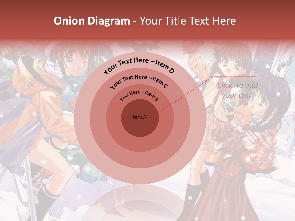 A Group Of People Standing In Front Of A Christmas Tree PowerPoint Template