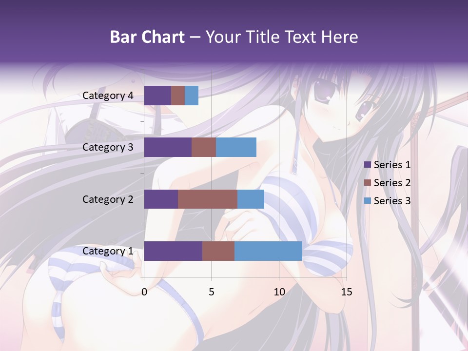 A Woman With Long Hair And Purple Eyes Is Posing For A Picture PowerPoint Template