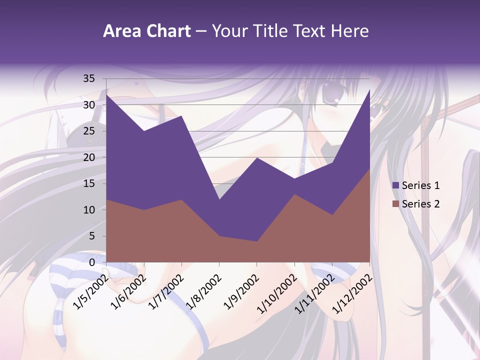 A Woman With Long Hair And Purple Eyes Is Posing For A Picture PowerPoint Template