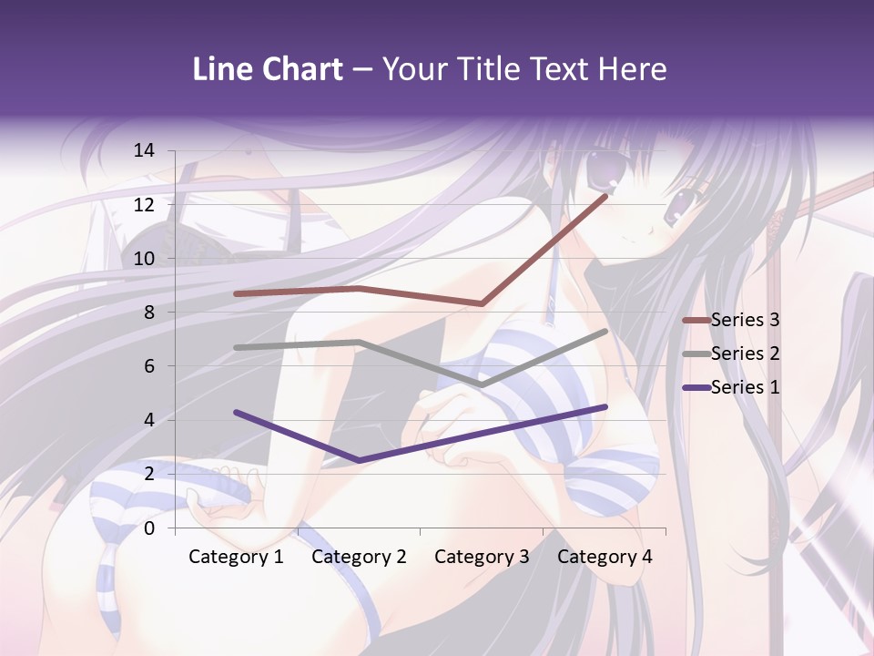 A Woman With Long Hair And Purple Eyes Is Posing For A Picture PowerPoint Template