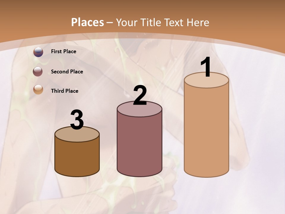 A Man With A Green Shirt Is Holding His Hands On His Chest PowerPoint Template