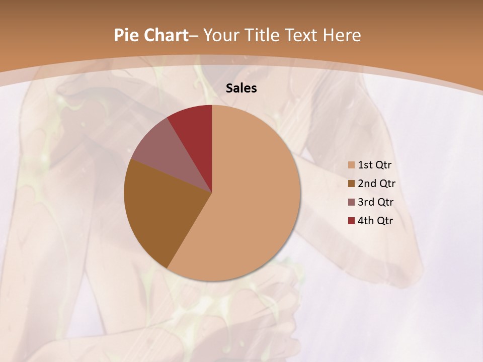 A Man With A Green Shirt Is Holding His Hands On His Chest PowerPoint Template