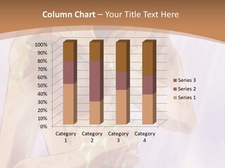 A Man With A Green Shirt Is Holding His Hands On His Chest PowerPoint Template