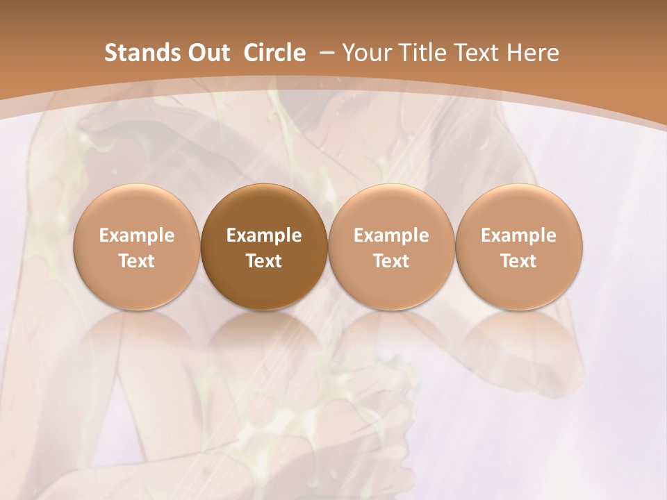 A Man With A Green Shirt Is Holding His Hands On His Chest PowerPoint Template