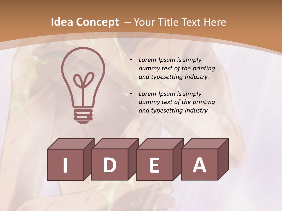 A Man With A Green Shirt Is Holding His Hands On His Chest PowerPoint Template