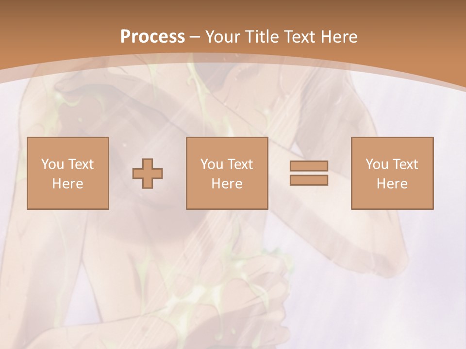 A Man With A Green Shirt Is Holding His Hands On His Chest PowerPoint Template