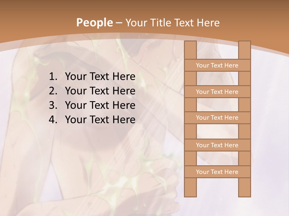 A Man With A Green Shirt Is Holding His Hands On His Chest PowerPoint Template