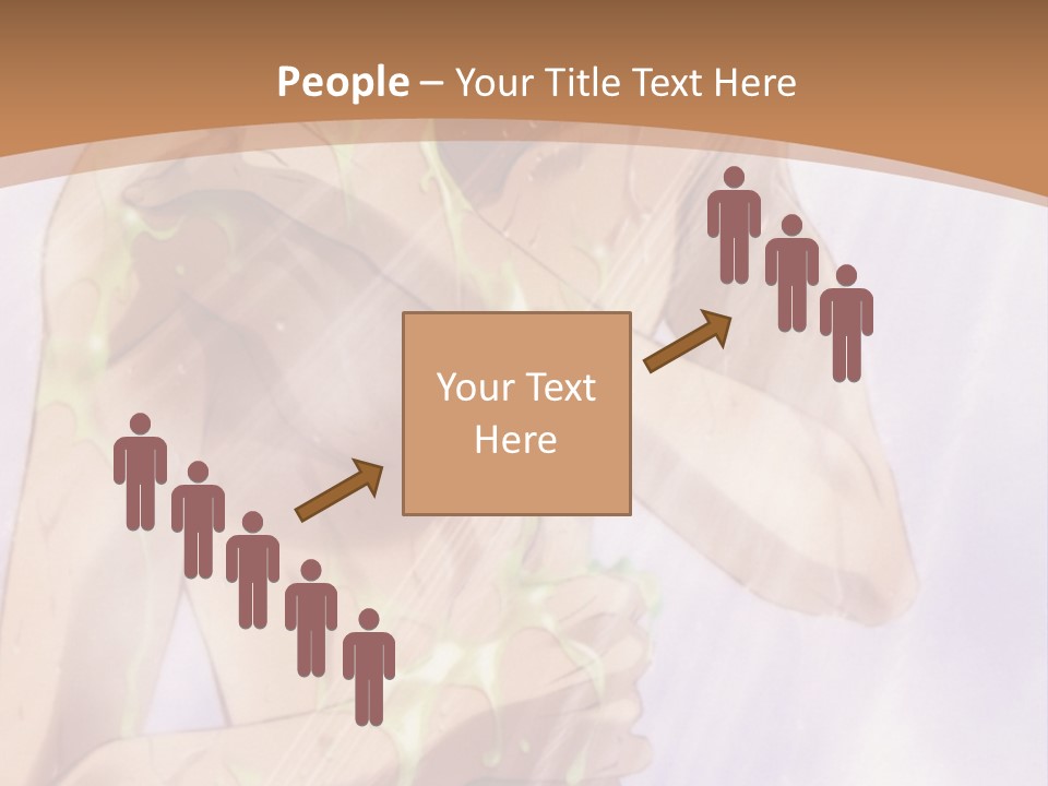 A Man With A Green Shirt Is Holding His Hands On His Chest PowerPoint Template