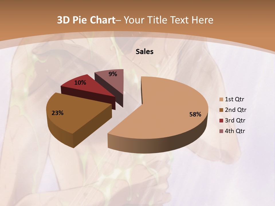 A Man With A Green Shirt Is Holding His Hands On His Chest PowerPoint Template