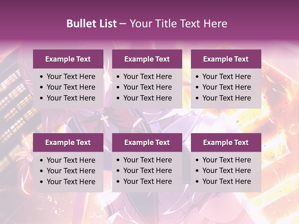 A Girl In A Short Skirt Is Dancing In Front Of A Cityscape PowerPoint Template