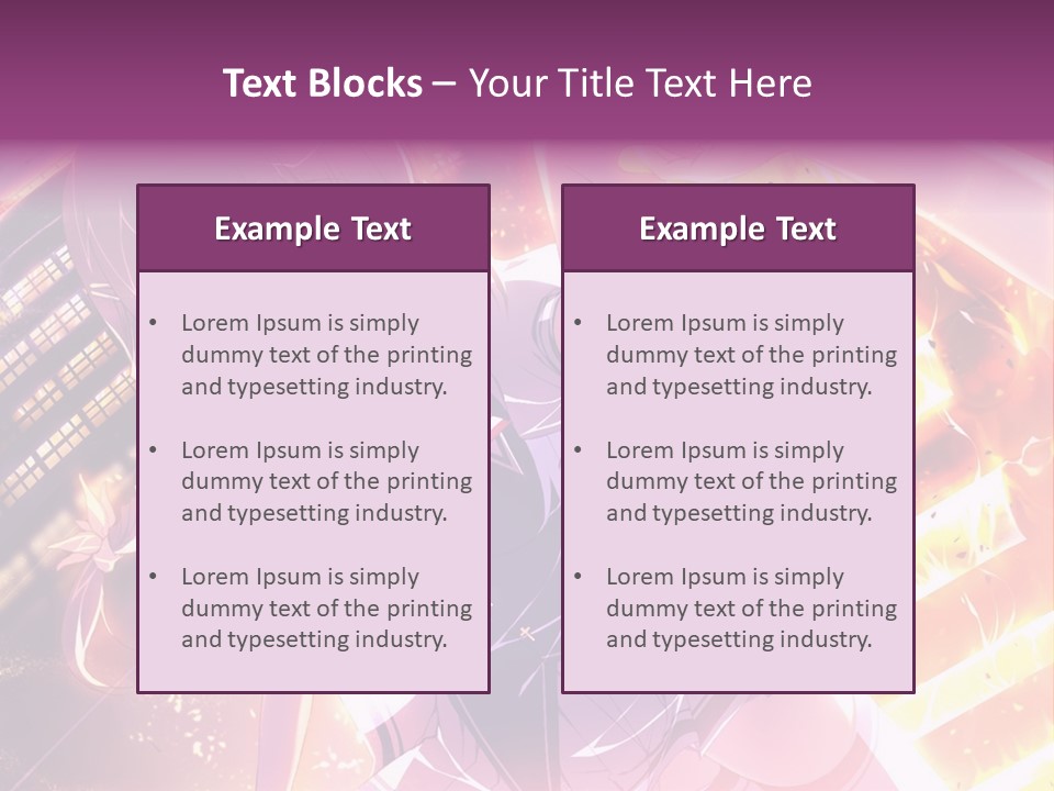 A Girl In A Short Skirt Is Dancing In Front Of A Cityscape PowerPoint Template