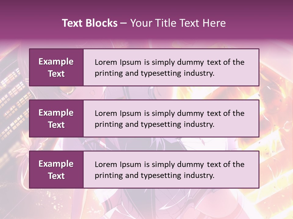 A Girl In A Short Skirt Is Dancing In Front Of A Cityscape PowerPoint Template
