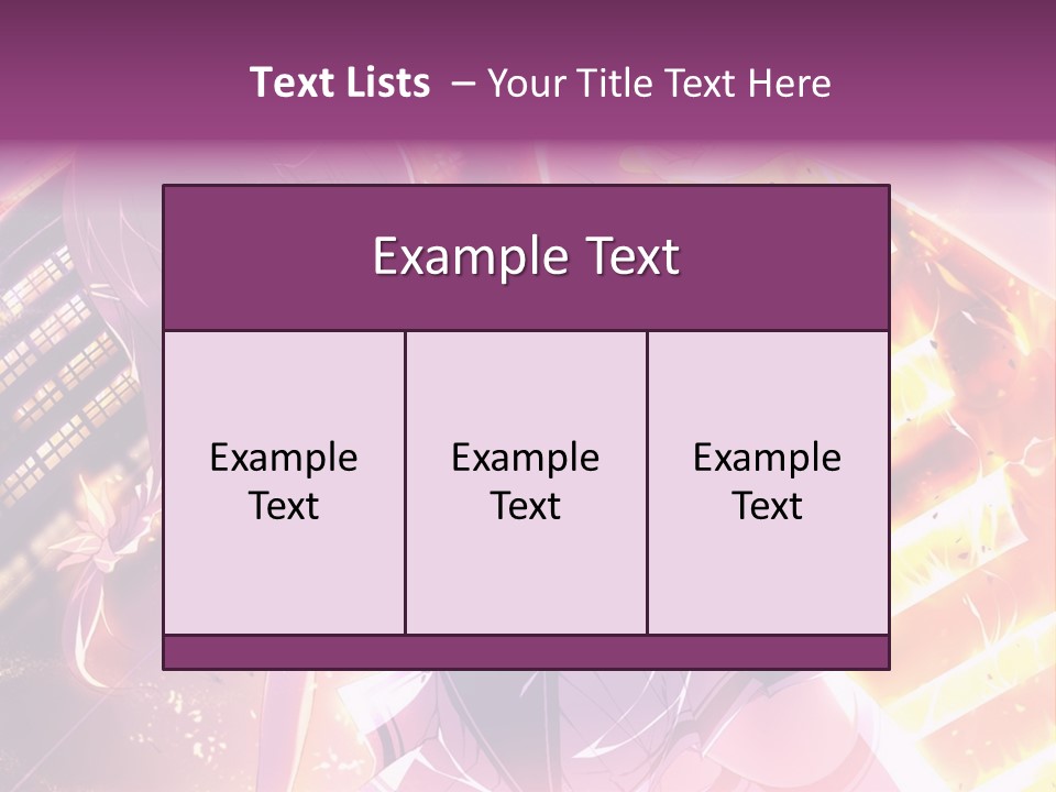 A Girl In A Short Skirt Is Dancing In Front Of A Cityscape PowerPoint Template