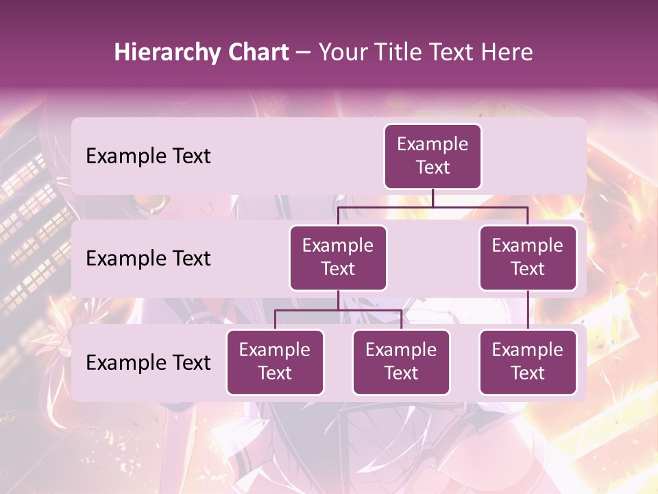A Girl In A Short Skirt Is Dancing In Front Of A Cityscape PowerPoint Template