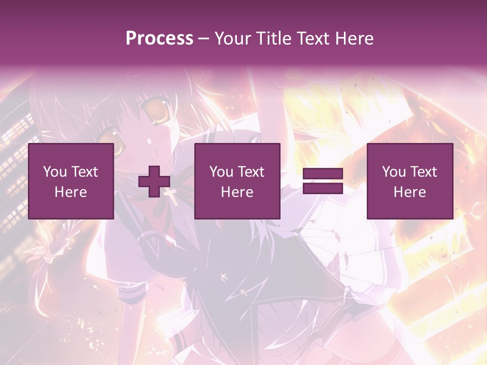 A Girl In A Short Skirt Is Dancing In Front Of A Cityscape PowerPoint Template