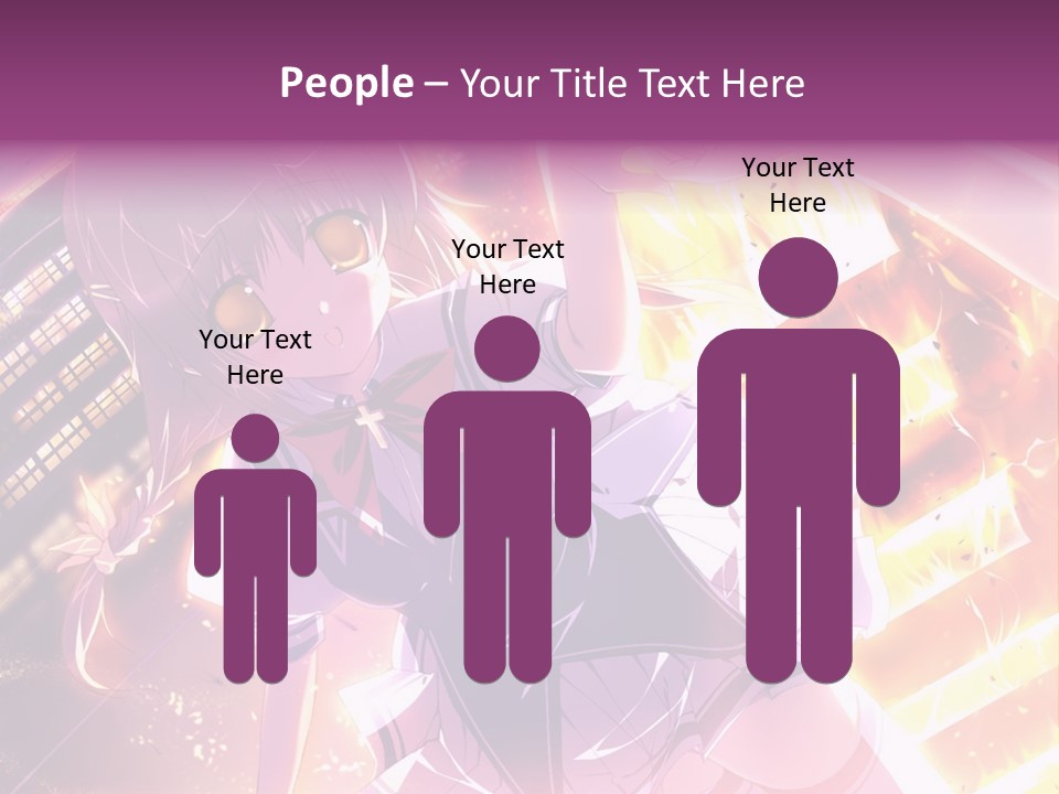 A Girl In A Short Skirt Is Dancing In Front Of A Cityscape PowerPoint Template