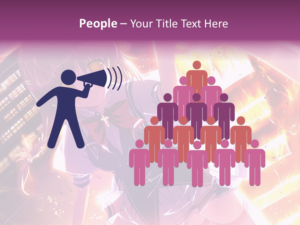 A Girl In A Short Skirt Is Dancing In Front Of A Cityscape PowerPoint Template