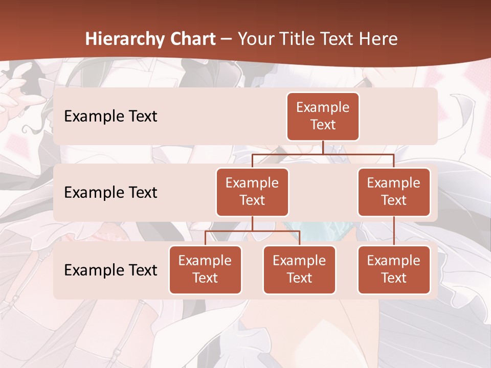 A Couple Of Anime Girls Powerpoint Template PowerPoint Template