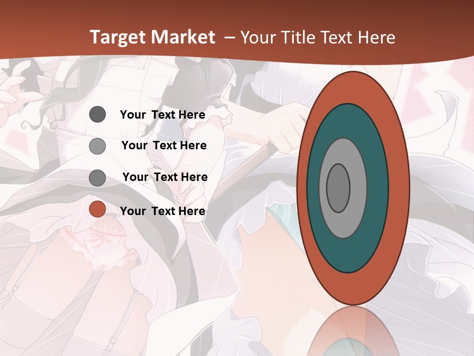A Couple Of Anime Girls Powerpoint Template PowerPoint Template