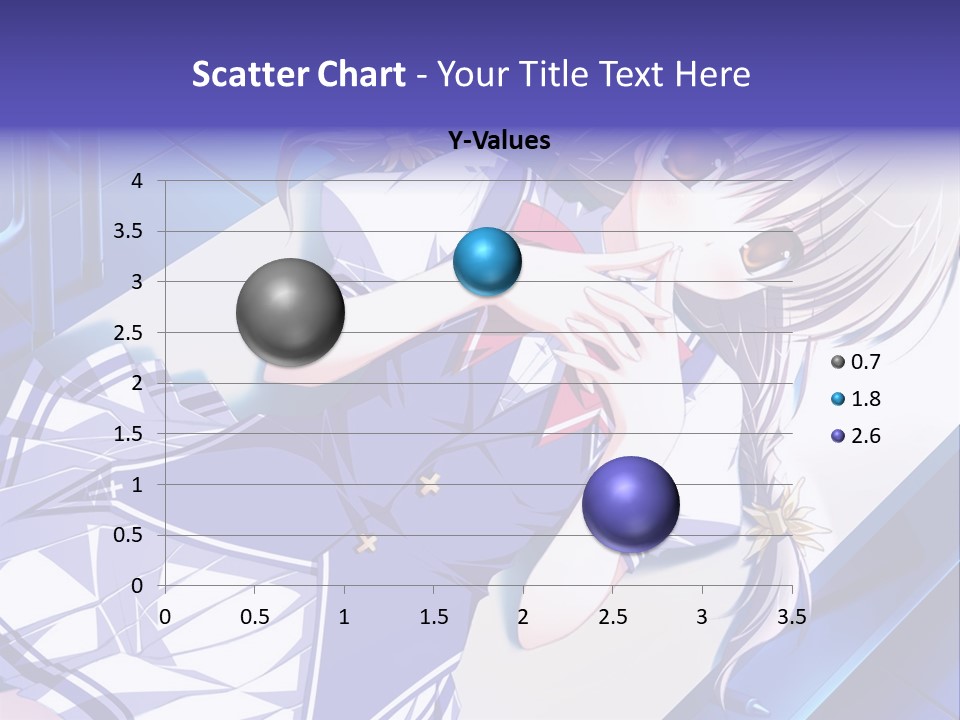 A Woman In A Blue Dress Is Posing For A Picture PowerPoint Template