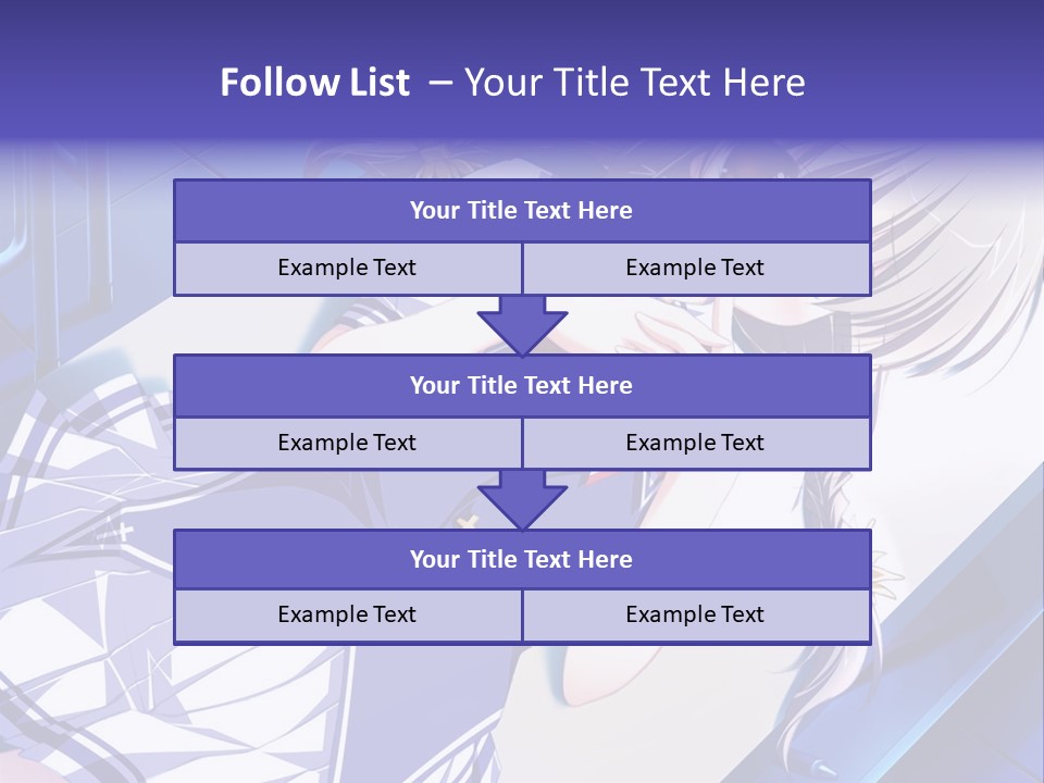 A Woman In A Blue Dress Is Posing For A Picture PowerPoint Template