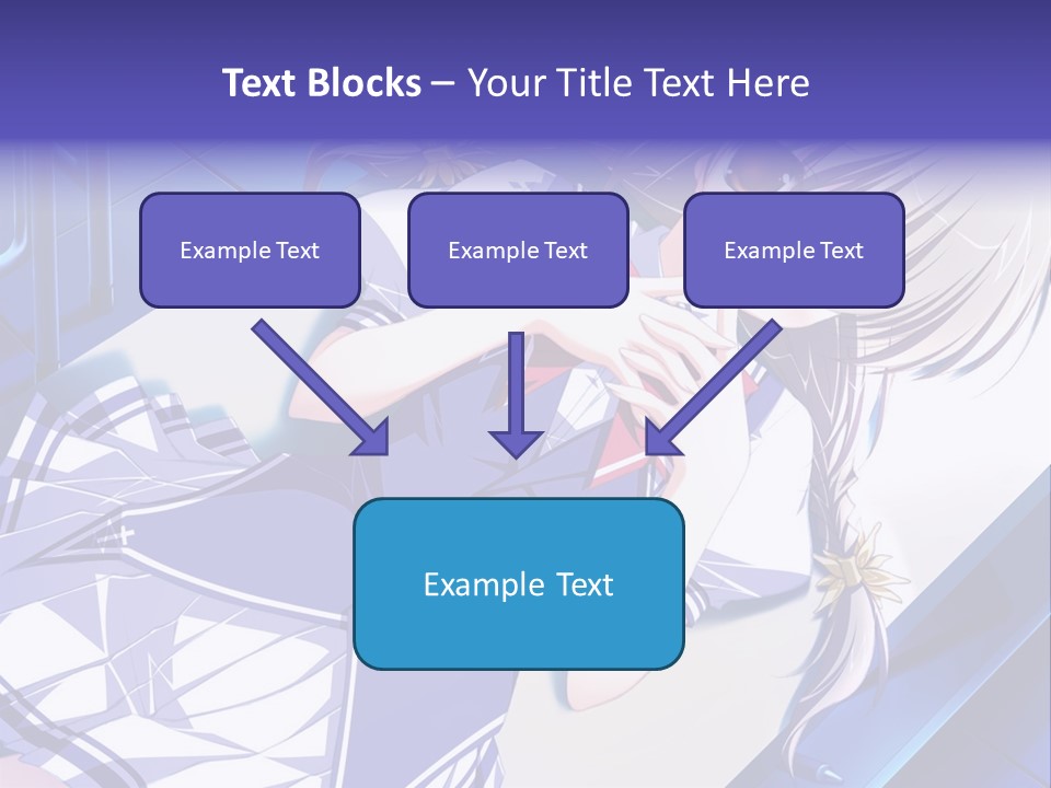 A Woman In A Blue Dress Is Posing For A Picture PowerPoint Template