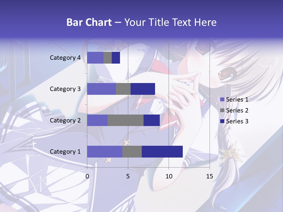 A Woman In A Blue Dress Is Posing For A Picture PowerPoint Template