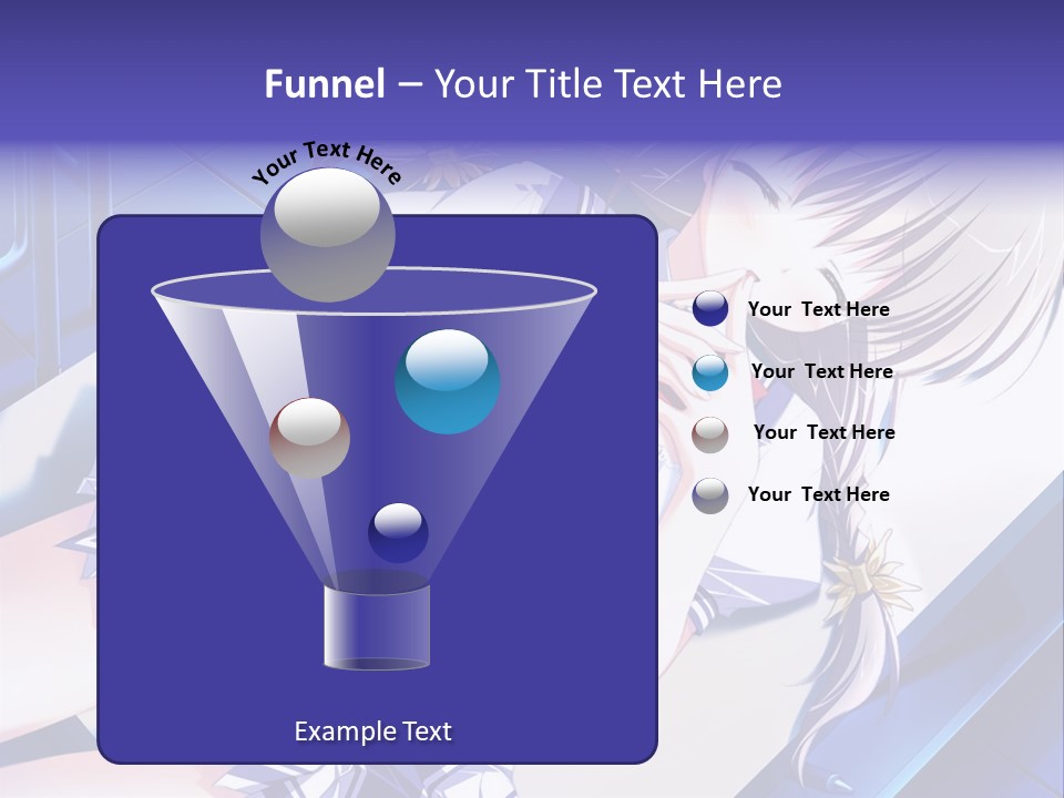 A Woman In A Blue Dress Is Posing For A Picture PowerPoint Template