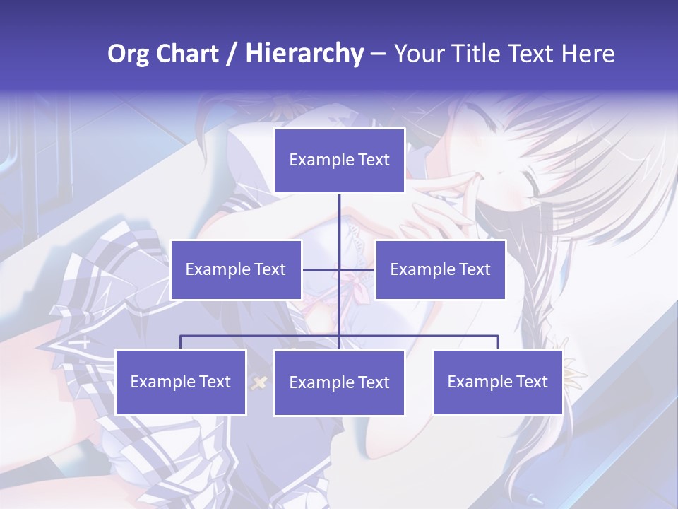 A Woman In A Blue Dress Is Posing For A Picture PowerPoint Template