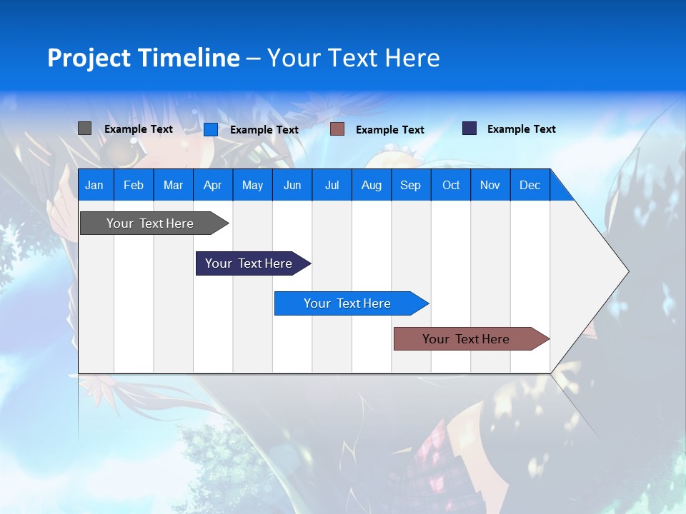 A Anime Character With Long Hair And Brown Eyes PowerPoint Template