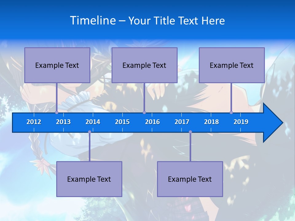 A Anime Character With Long Hair And Brown Eyes PowerPoint Template