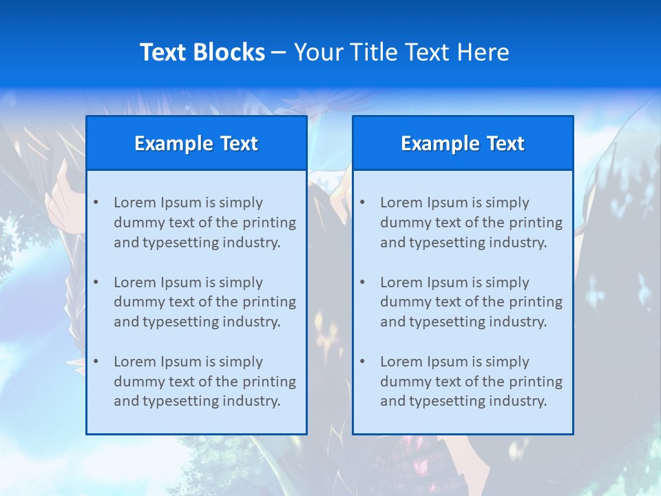 A Anime Character With Long Hair And Brown Eyes PowerPoint Template