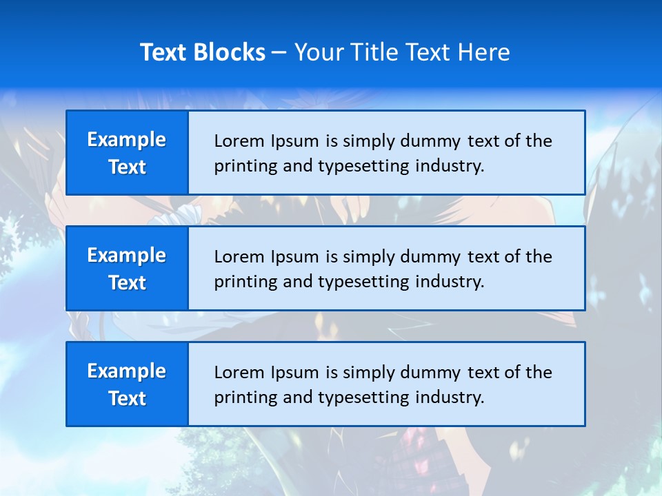 A Anime Character With Long Hair And Brown Eyes PowerPoint Template