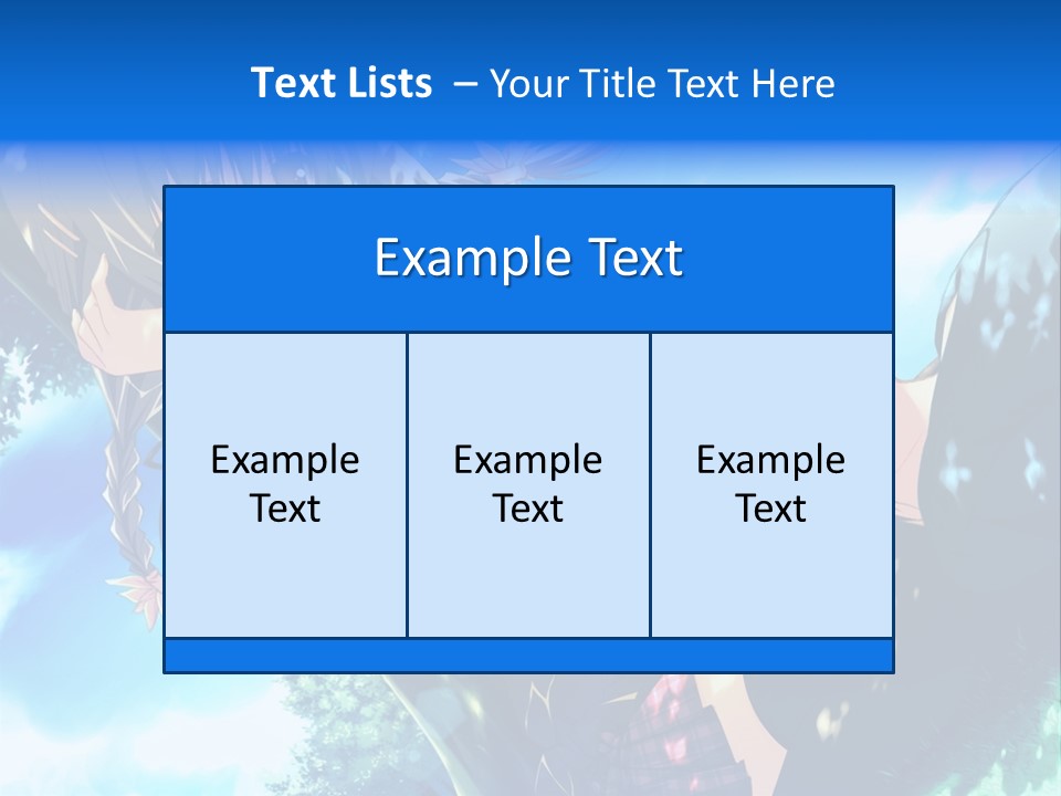 A Anime Character With Long Hair And Brown Eyes PowerPoint Template