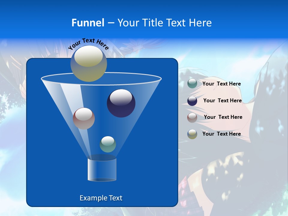 A Anime Character With Long Hair And Brown Eyes PowerPoint Template