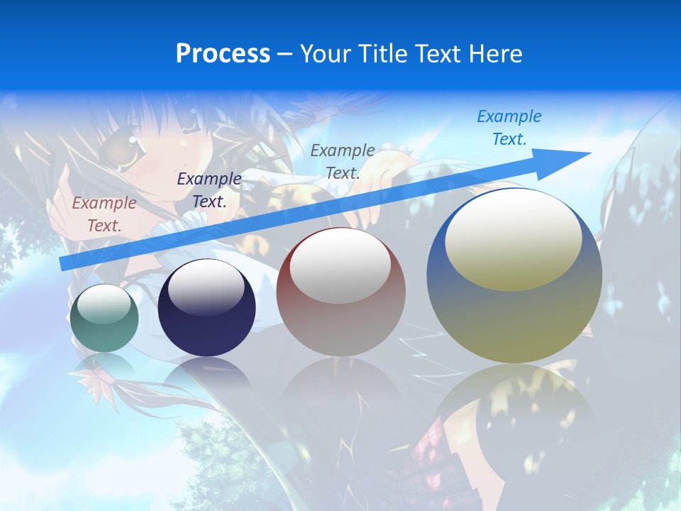 A Anime Character With Long Hair And Brown Eyes PowerPoint Template