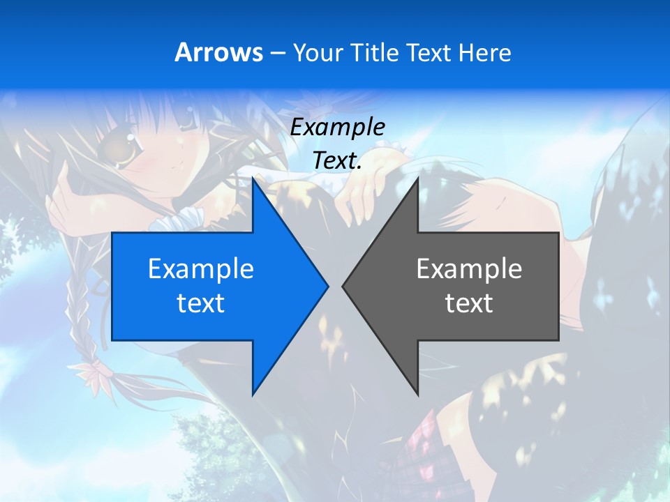 A Anime Character With Long Hair And Brown Eyes PowerPoint Template