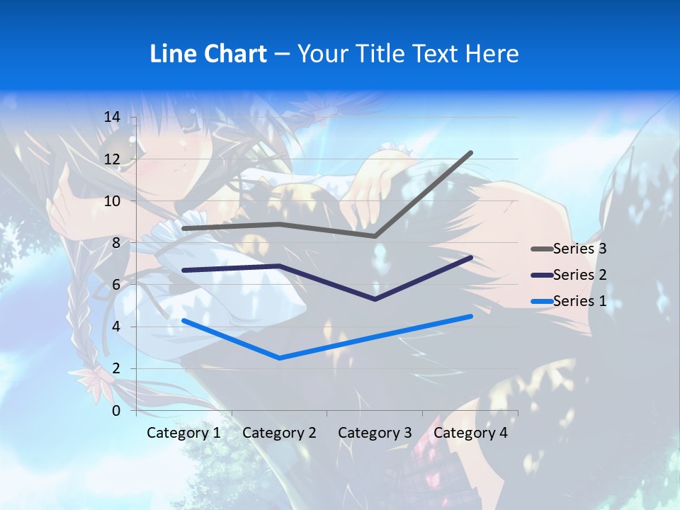 A Anime Character With Long Hair And Brown Eyes PowerPoint Template