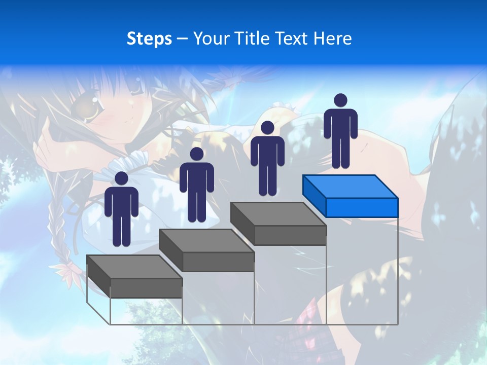 A Anime Character With Long Hair And Brown Eyes PowerPoint Template